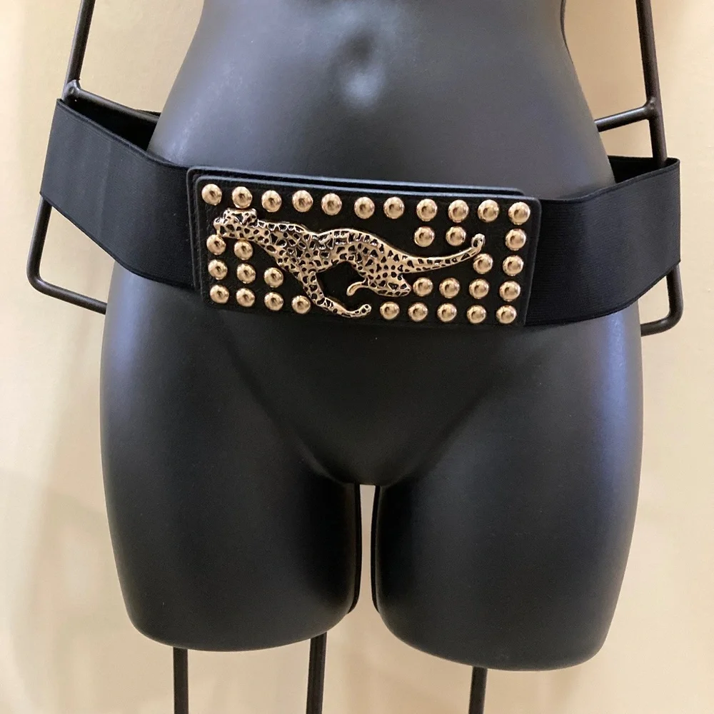 Torrid Cheetah Elastic Belt, Size 1X - Picture 1 of 10